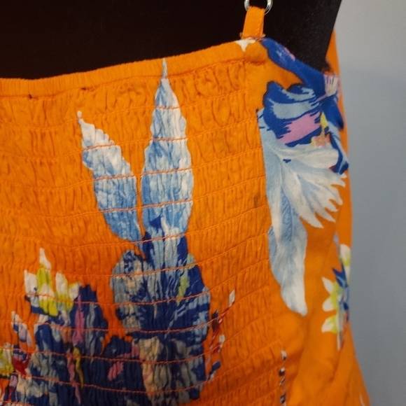 A.N.A Mini Sundress Floral Women's Spaghetti Straps Tank Dress Size Large - Picture 8 of 10